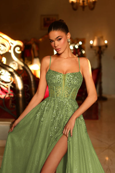 Tina Holly TE216 Prom Ball Sweetheart Spaghetti Strap Dress