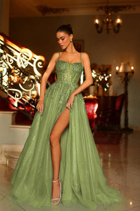 Tina Holly TE216 Prom Ball Sweetheart Spaghetti Strap Dress