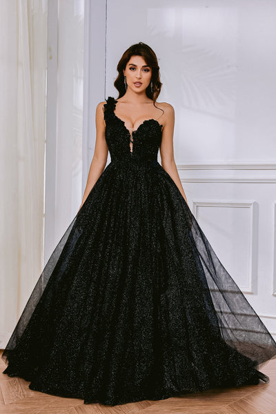 Long Glitter Ball Gown Formal Prom Dress TK554 by Tina Holly