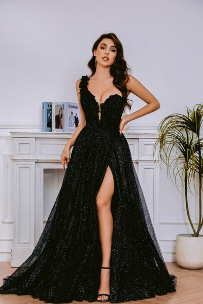 Long Glitter Ball Gown Formal Prom Dress TK554 by Tina Holly
