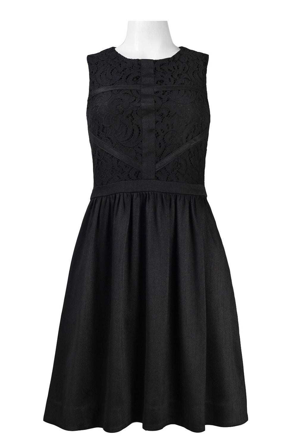 Taylor 5927M Sleeveless Lace Bodice Fit and Flare A-Line Party Dress