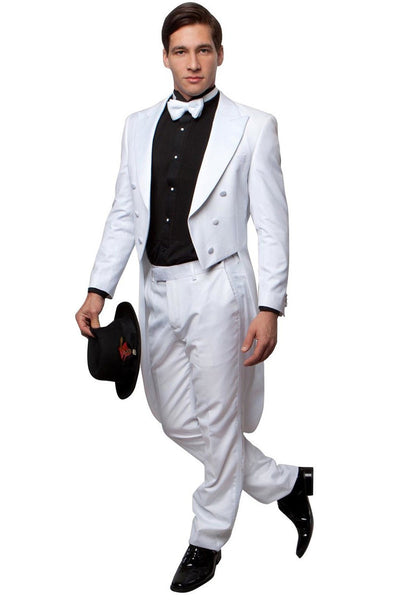 Men's Classic White Tuxedo by Bryan Michaels