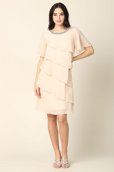 Eva USA 3361 Mother of the Bride Short Cocktail Dress
