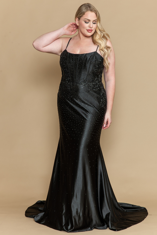 Poly USA Red Wine Long Formal Dresses