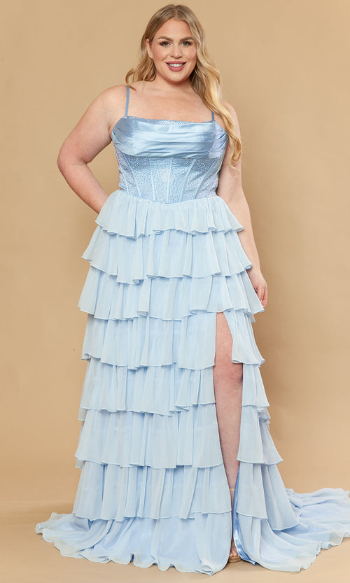 Poly USA Blue Prom Dresses