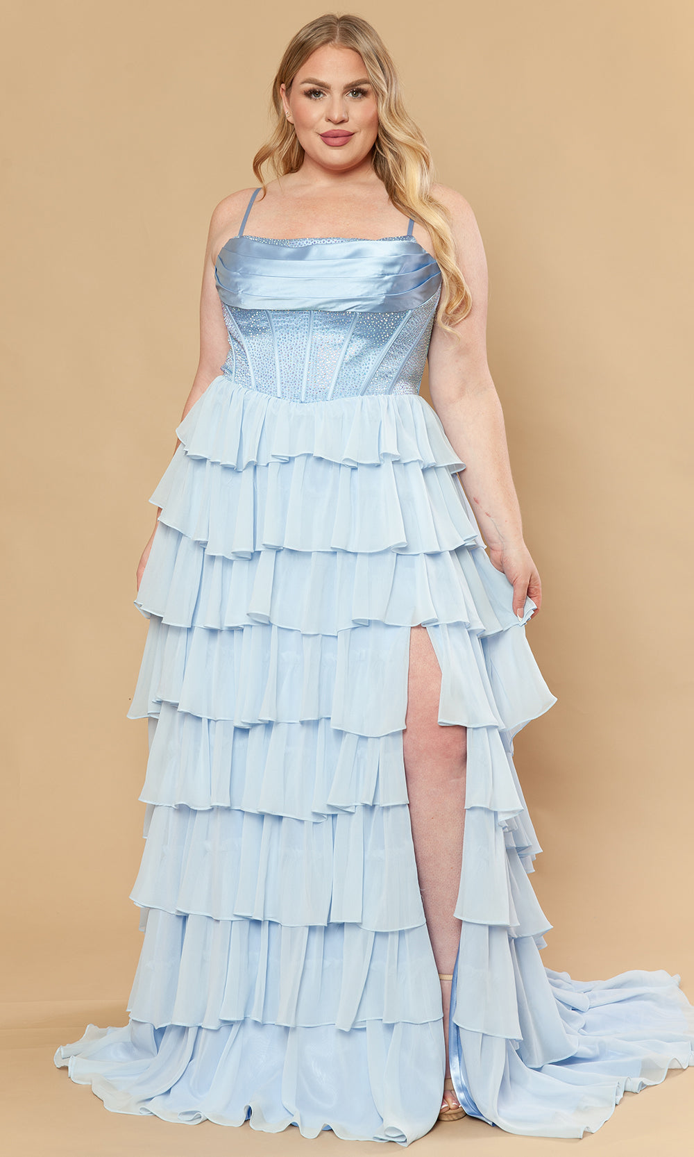 Poly USA Blue Prom Dresses