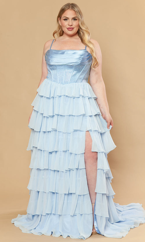 Poly USA Blue Prom Dresses