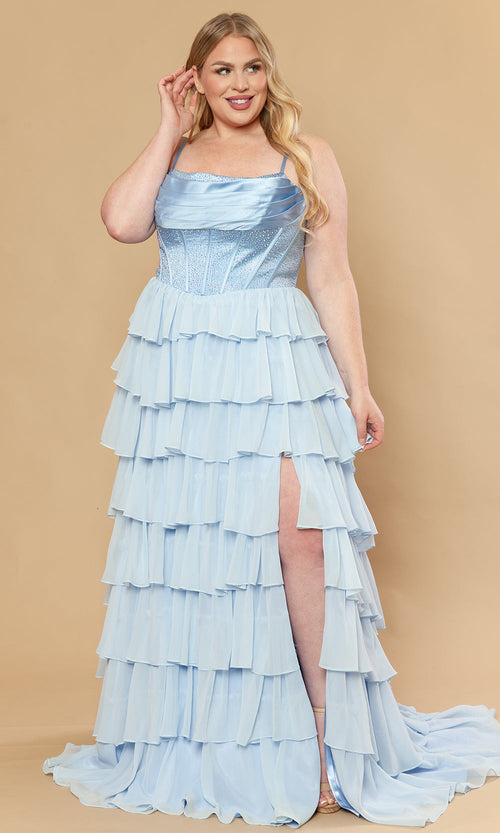 Poly USA Blue Prom Dresses