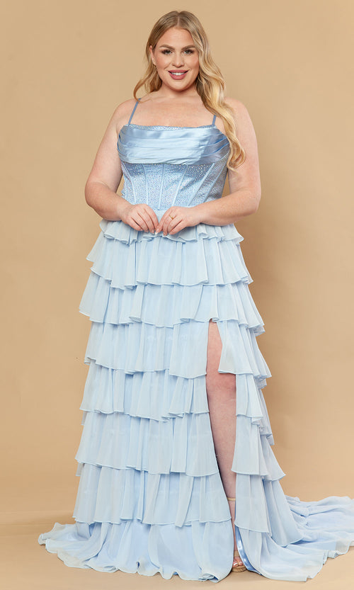 Poly USA Blue Prom Dresses
