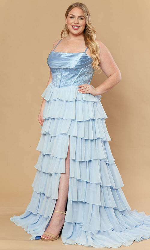 Poly USA Blue Prom Dresses