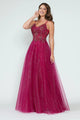 Vestido de invitada de boda color vino, de etiqueta, formal, talla grande, de 8183