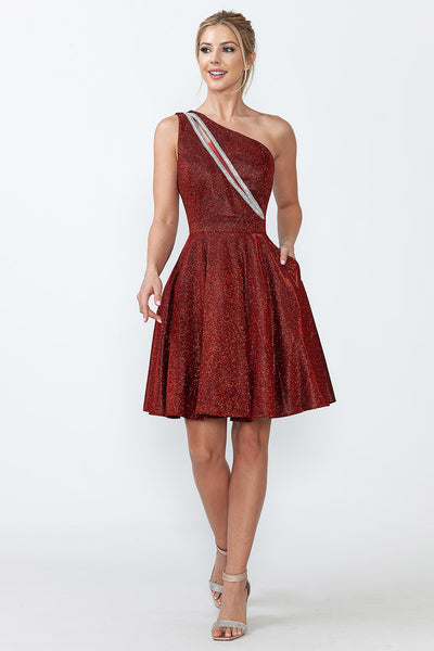 Homecoming Dress Asymmetrical Layered Graduation Dress By Lenovia 5272