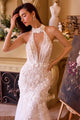 Andrea & Leo WL019 Wedding Dress Lace Halter Neck Mermaid