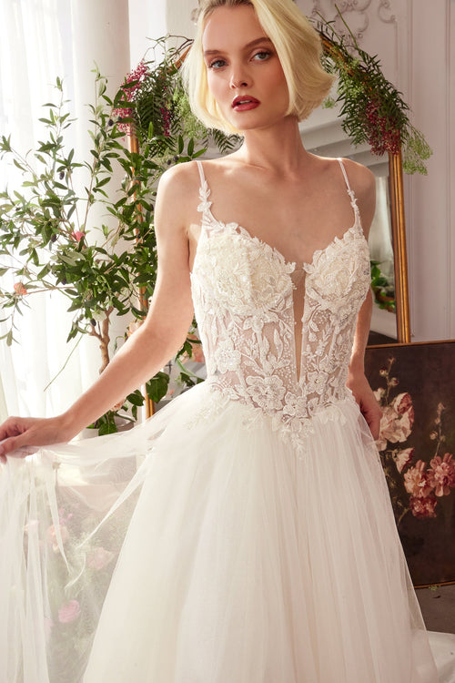 Andrea & Leo WL029 Embroidered Corset A-Line Bridal Gown