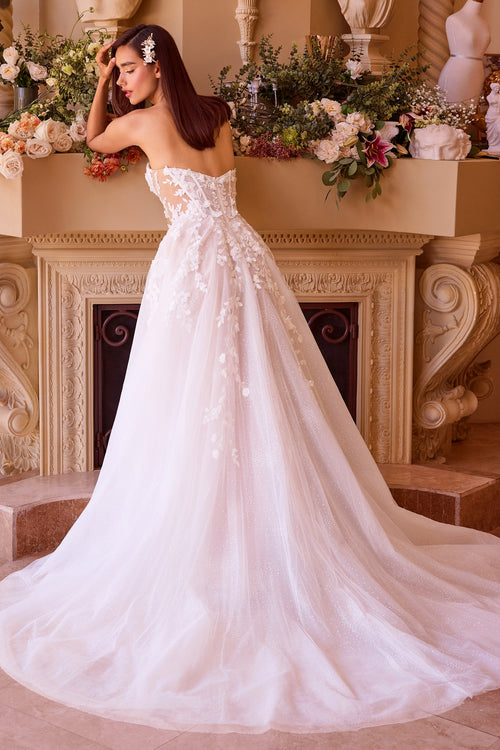 Andrea & Leo WL032 Off-White Floral A-Line Wedding Dress