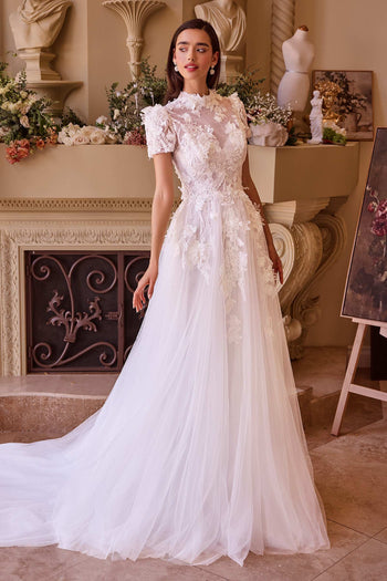 Ladivine WL040 Wedding Dress Two Looks-in-One Design