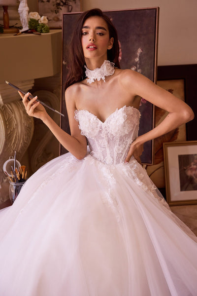 Andrea & Leo WL041 Lace & Tulle Wedding Ball Gown