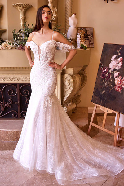 Andrea & Leo WL051 Wedding Dress: Fitted Lace Mermaid Gown