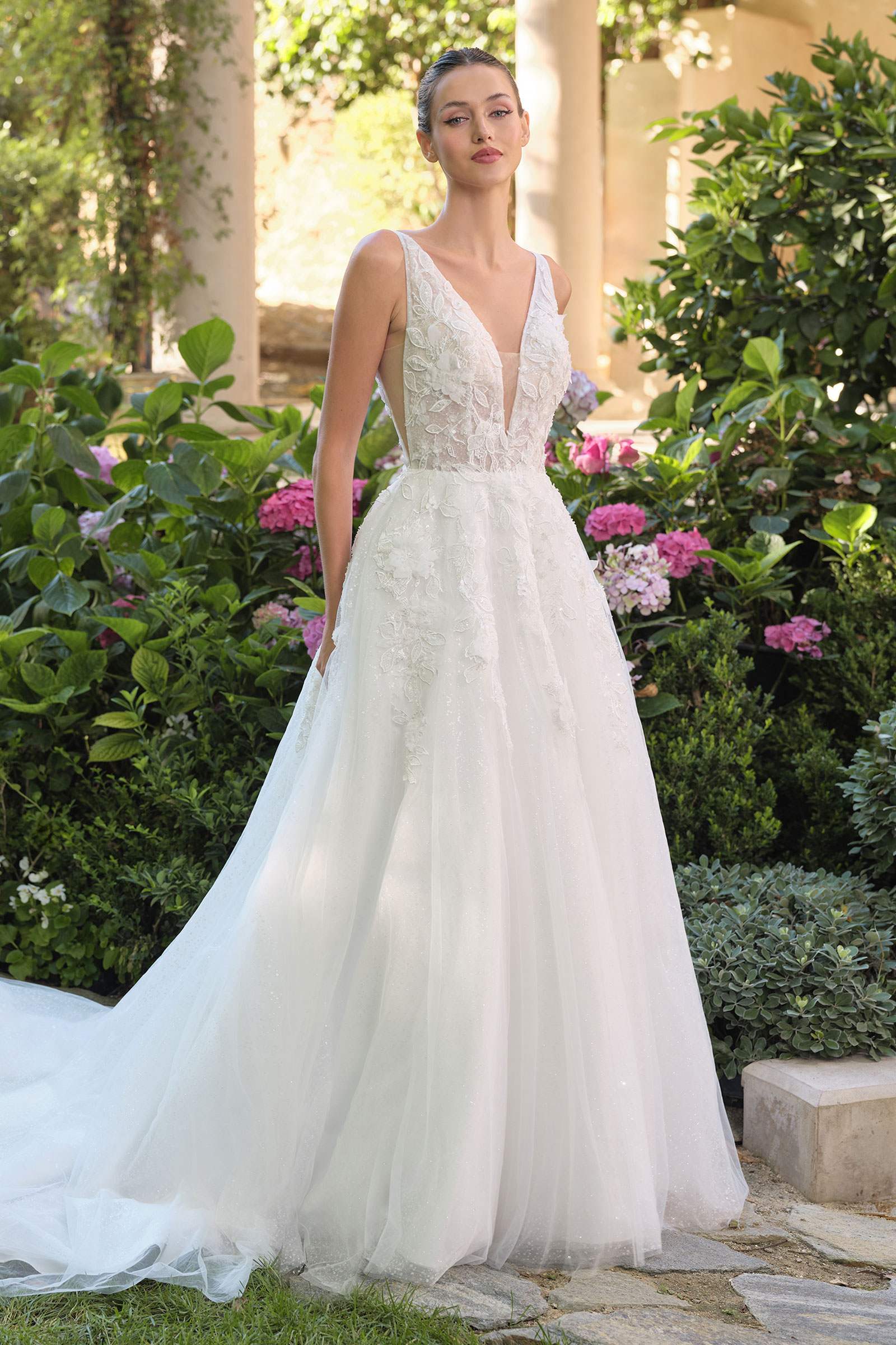 Andrea & Leo WL064 Elegant Wedding Gown
