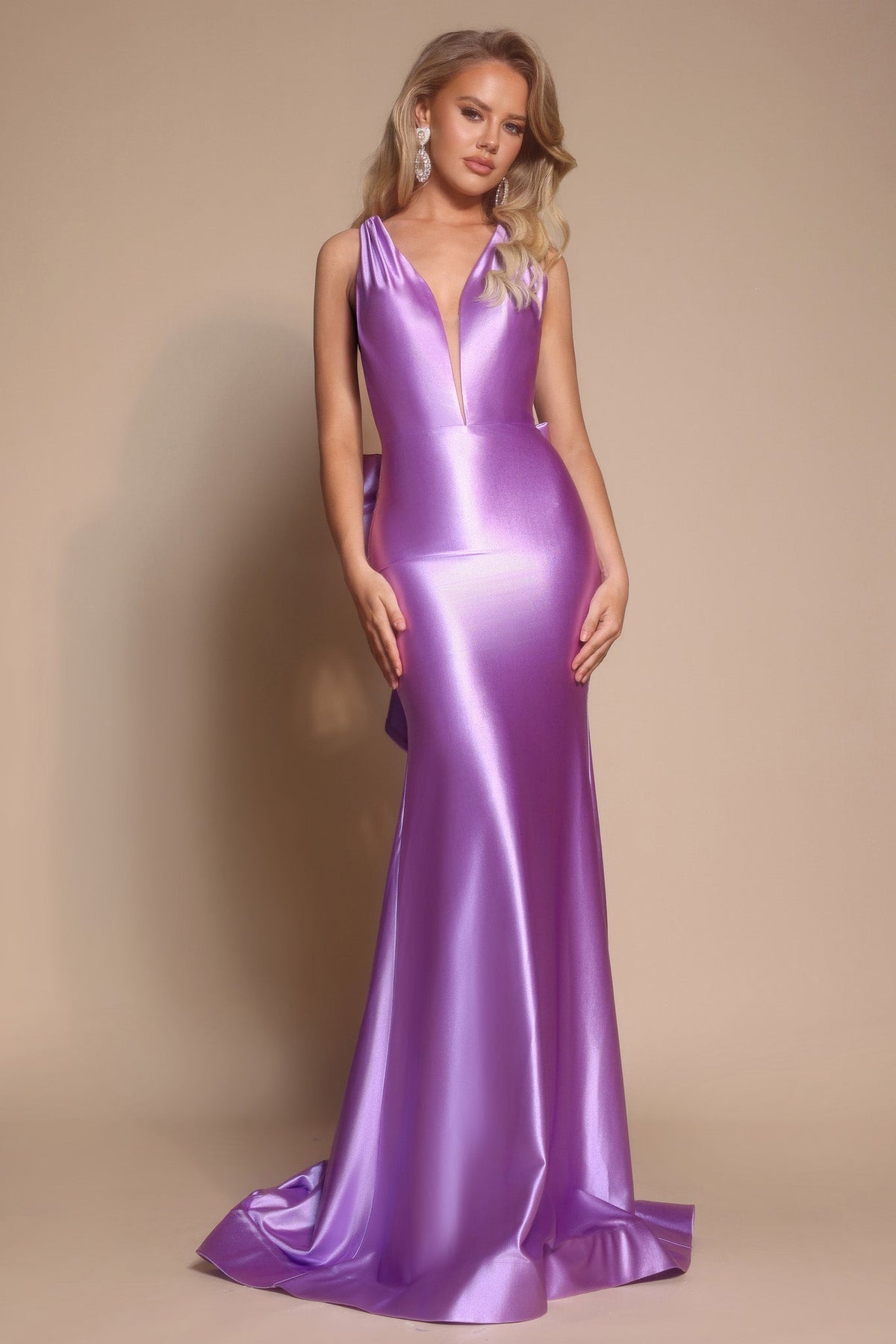 PORTIA & SCARLETT Burgundy dress