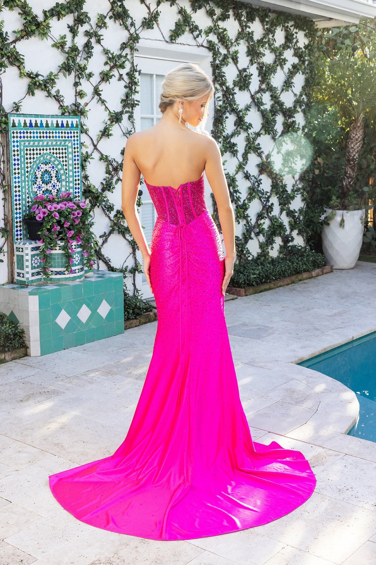 PORTIA & SCARLETT Gunmetal dress