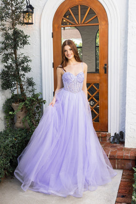 Portia and Scarlett XO163 Sweetheart Ball Gown Corset Bodice Prom Dress