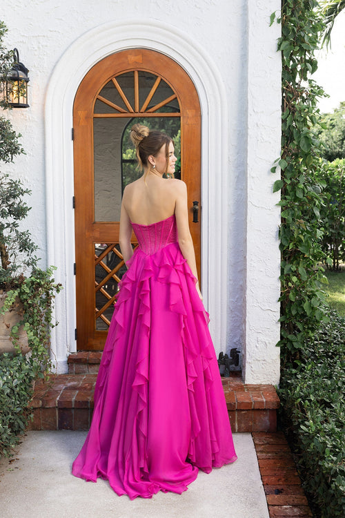 PORTIA & SCARLETT Fuchsia dress