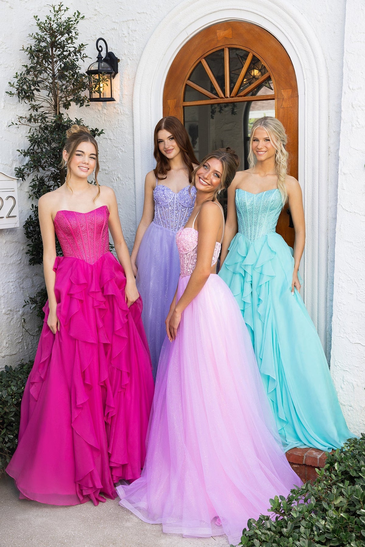 PORTIA & SCARLETT Fuchsia dress
