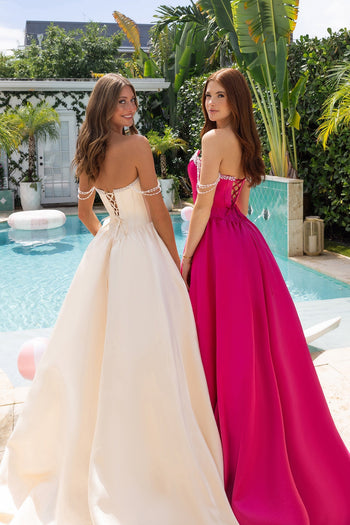 PORTIA & SCARLETT Champagne dress