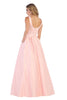 A-line Formal Evening Gown - Dress