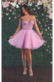 A-line Short Cocktail Dress