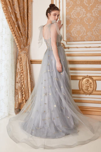 Andrea & Leo Star of My Eye Embellished Long Dress