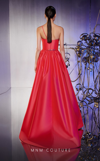 MNM Couture E0031 Blue Evening Gown – Sleek Formal Dress for Special Events