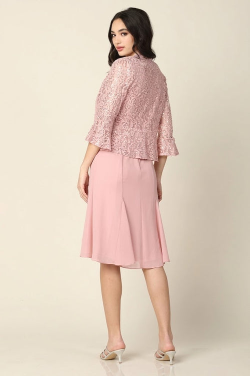 Eva USA Mauve Mother of the Bride Dress