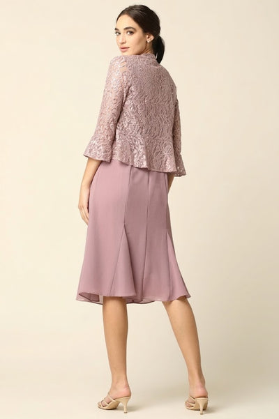 Eva USA Mauve Mother of the Bride Dress