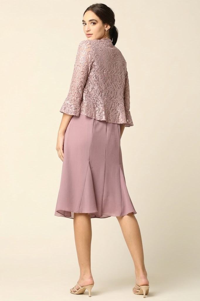 Eva USA Mauve Mother of the Bride Dress
