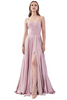 Prom Dress 2025 Scoop Neck Slit Elegant Evening Gown