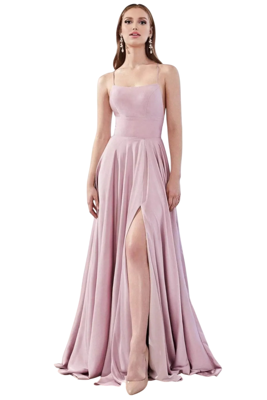 Prom Dress 2025 Scoop Neck Slit Elegant Evening Gown