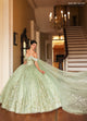 Rachel Allan RQ3146 Cape Sleeve Quinceanera Dress