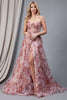 Speial Occasion Floral Gown - RUST / 2