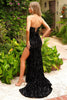 Amelia Couture 3011 High Slit Red Carpet Gown - Dress