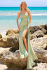 Amelia Couture 3013G Strapless Sweetheart Sage Green Formal Dress - Dress