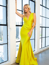 Amelia Couture 370 Sleeveless Bodycon Stretchy Bridesmaids Dress