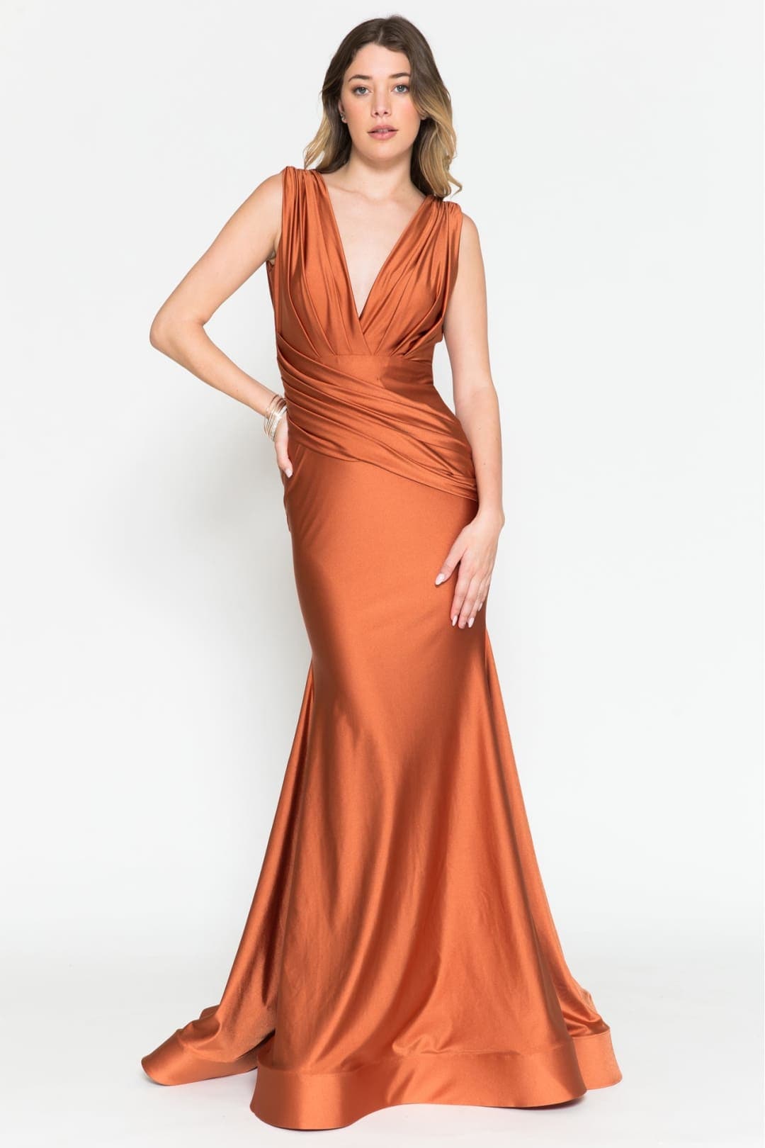 Eggplant Bridesmaid Dresses-Inexpensive Amelia Couture 370 Bodycon