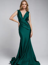 Amelia Couture 370 Sleeveless Bodycon Stretchy Bridesmaids Dress