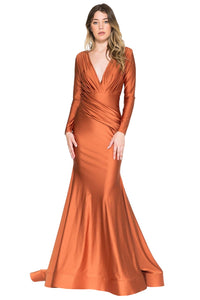Orange Mother Of The Bride Dresses