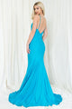 Deep V-neckline Bodycon Dress