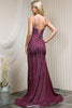 Amelia Couture 397 Strappy Back Red Carpet Gown