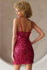 Amelia Couture 5057S V-Neck Sleeveless Sequin Homecoming Dress - Dress