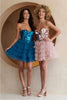 Amelia Couture 5058S Strapless Glitter Homecoming Ruffle Dress - Dress